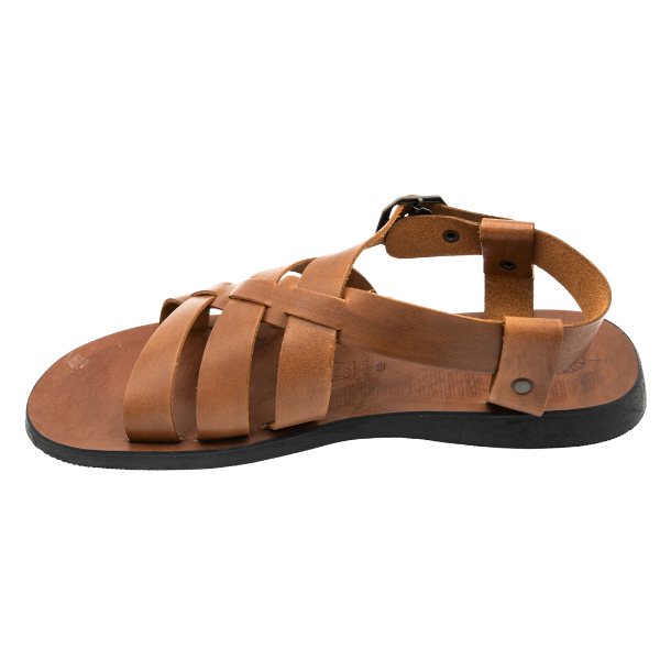 Sandali gladiatore cuoio da uomo Ugento - immagine 4