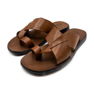 Sandali infradito da uomo cuoio Praiano