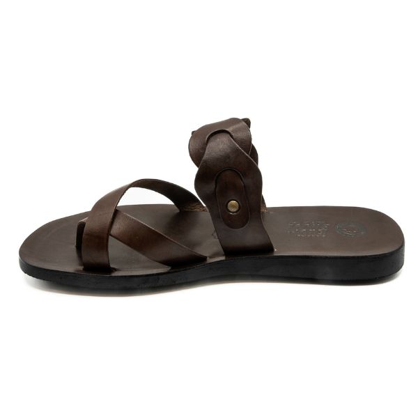 Sandali da uomo in cuoio testa di moro Viareggio - immagine 5