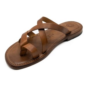 Sandali infradito da uomo cuoio Porto Azzurro