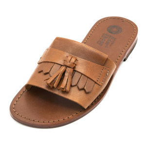 Sandali ciabatta da uomo cuoio Porto Cervo