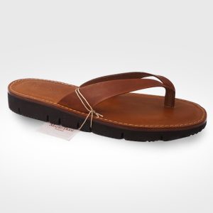 Sandalo in cuoio da uomo Elba realizzato per Antonello