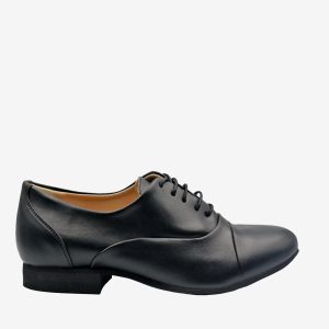 VATY francesina – pellemela nera impermeabile – Veganshoes