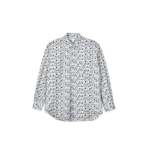 CDG Shirt x Kaws Long Sleeve Print Shirt