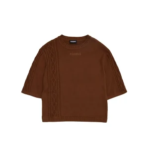 Pleasures Charlie Mock Neck Knit T-Shirt