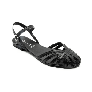 Ballerine nere in pelle Dais