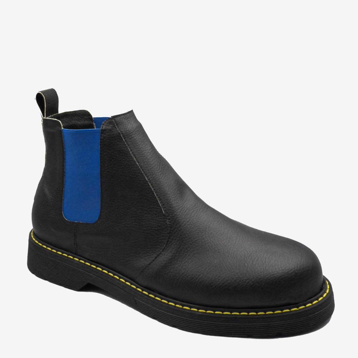 DR BERRY – tronchetto con elastico blu – in arancia – veganshoes - immagine 5