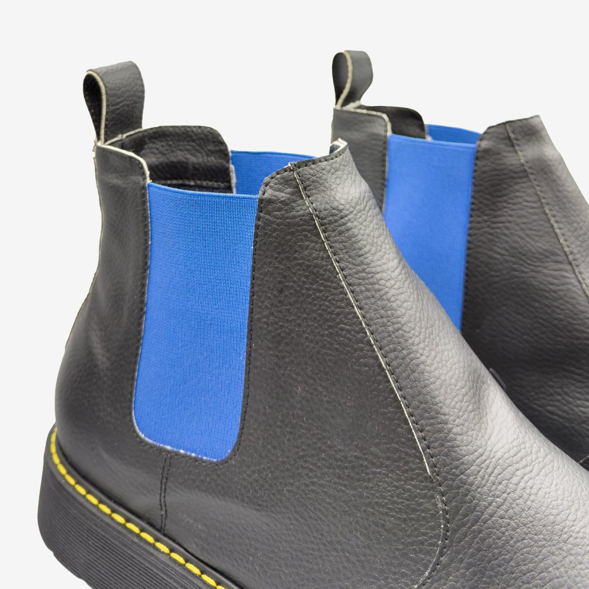 DR BERRY – tronchetto con elastico blu – in arancia – veganshoes - immagine 4