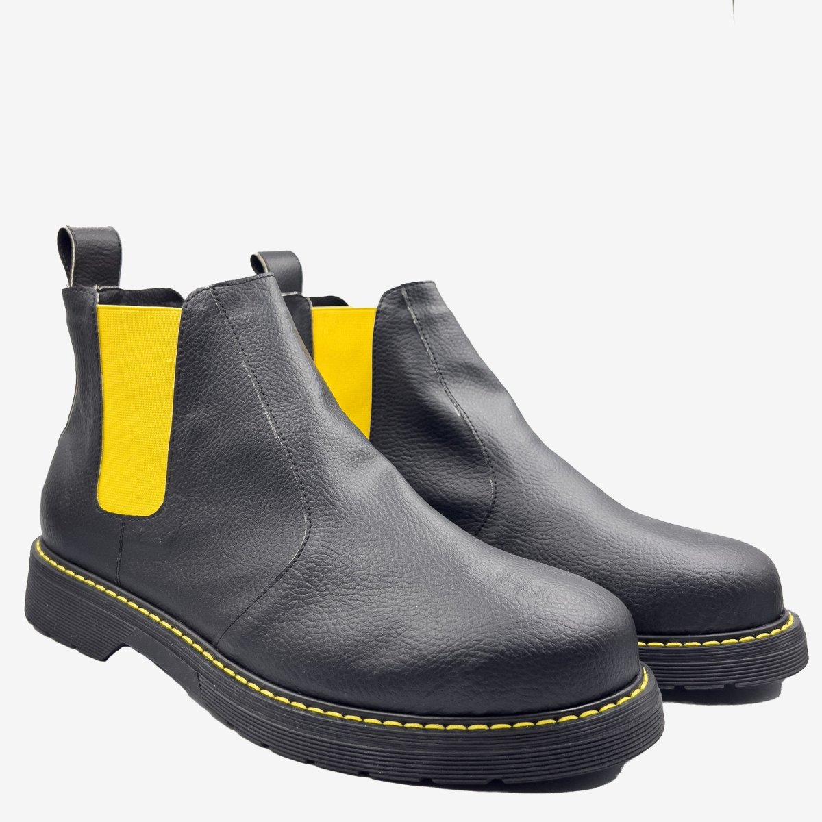 DR BERRY – tronchetto con elastico Giallo – in arancia – veganshoes - immagine 8