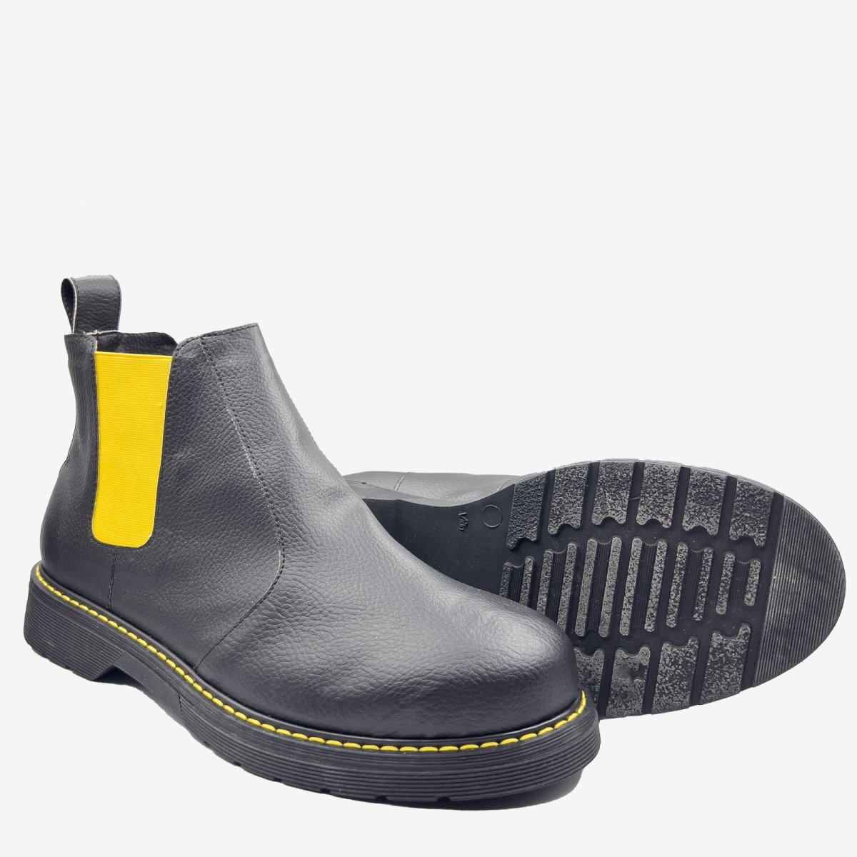 DR BERRY – tronchetto con elastico Giallo – in arancia – veganshoes - immagine 2