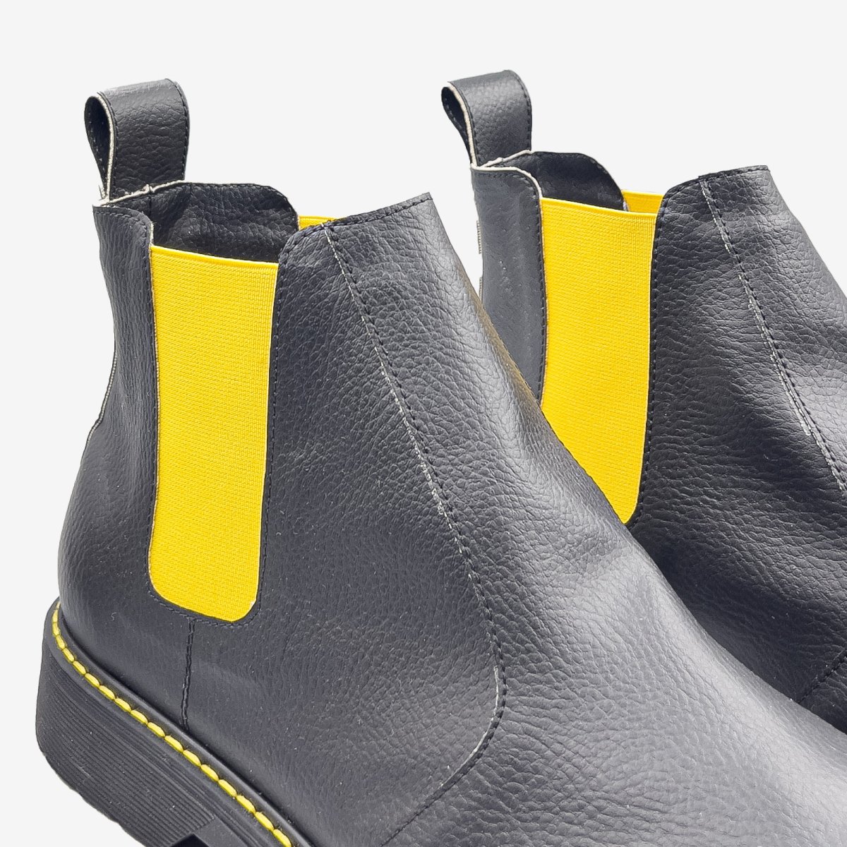 DR BERRY – tronchetto con elastico Giallo – in arancia – veganshoes - immagine 7