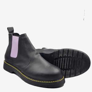 DR BERRY – tronchetto con elastico Lilla – in arancia – veganshoes