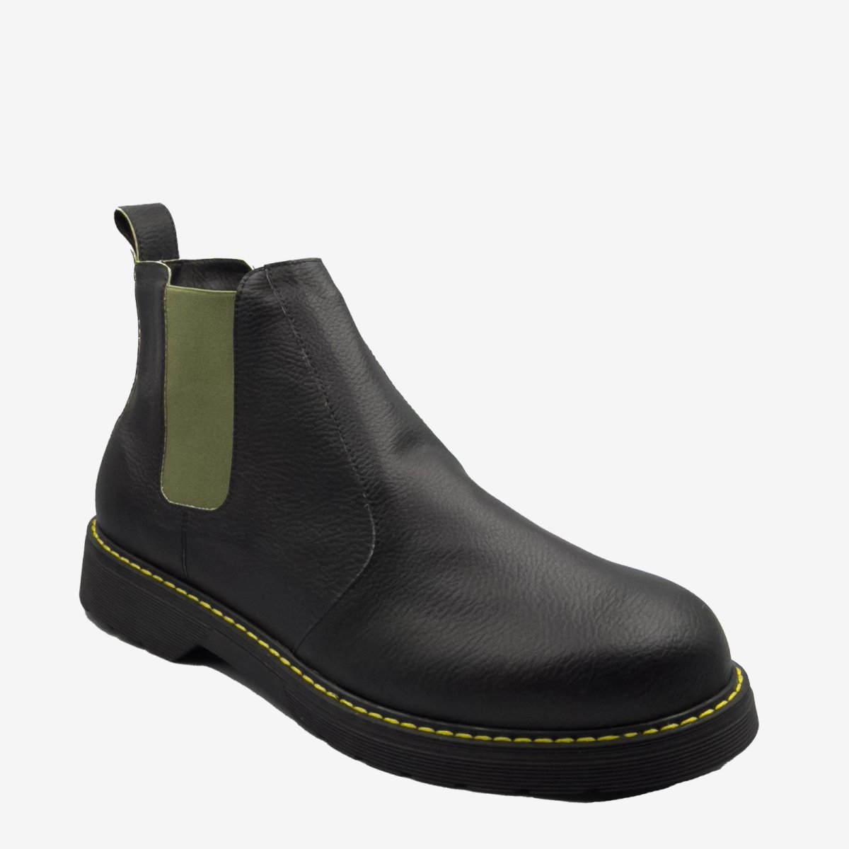 DR BERRY – tronchetto con elastico salvia – in arancia – veganshoes - immagine 4