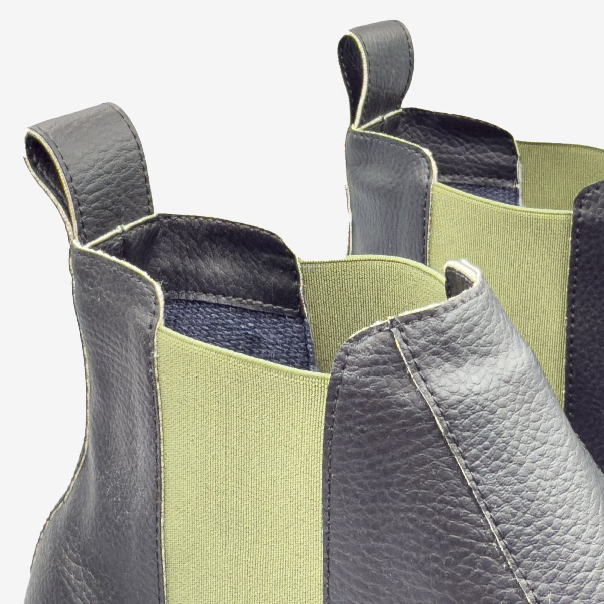 DR BERRY – tronchetto con elastico salvia – in arancia – veganshoes - immagine 7