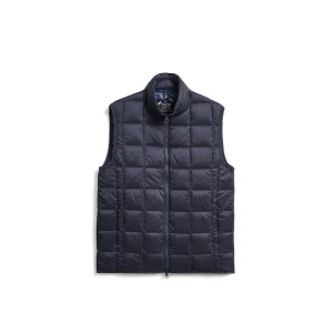 Taion Hi Neck W-Zip Down Vest