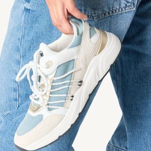 TAMARIS SNEAKER MESH JEANS SABBIA