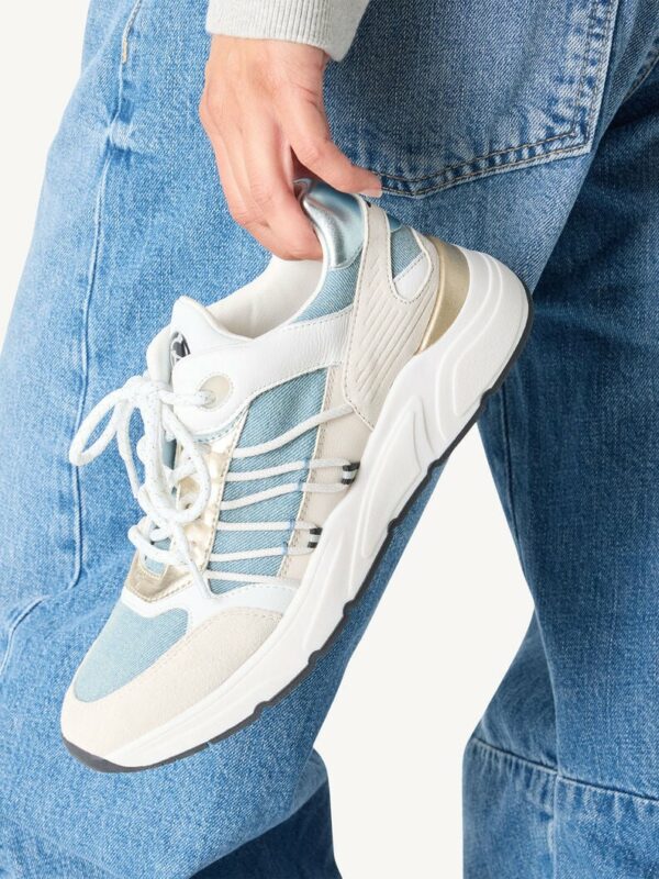 TAMARIS SNEAKER MESH JEANS SABBIA