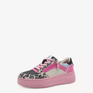 TAMARIS SNEAKER PELLE MULTI FUCSIA