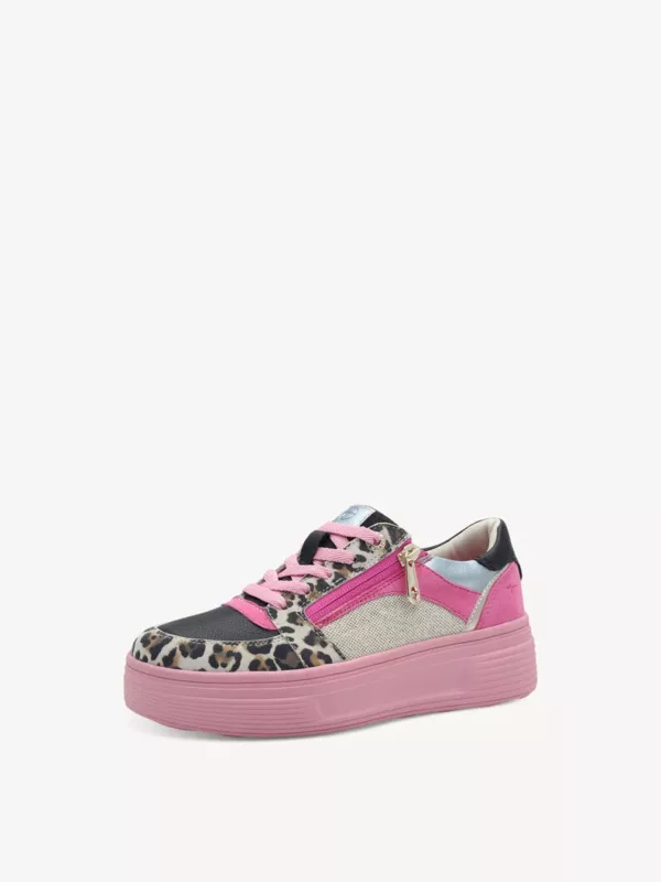 TAMARIS SNEAKER PELLE MULTI FUCSIA - immagine 2