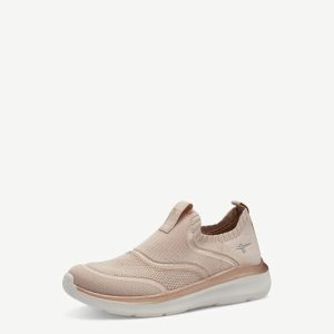TAMARIS SNEAKER TESSUTO ELASTICIZZATO BEIGE