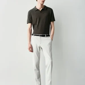 PANTALONI DA ABITO IN PIQUET