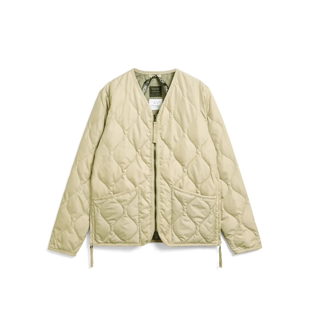 Taion Military Zip V-Neck Jacket