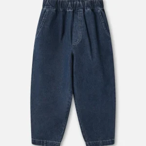 Jeans Bambino Don Blu Scuro – Denim 100% Cotone con Elastico in Vita e Tasche Laterali