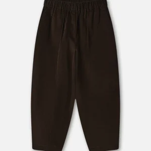 Pantaloni Bambino in Velluto Marrone – Cotone 100% con Elastico in Vita e Tasche