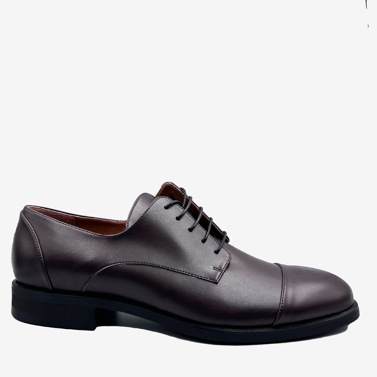 FORD Derby – mela apple skin marrone – veganshoes - immagine 3