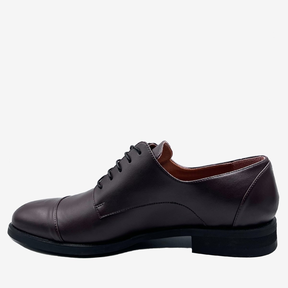 FORD Derby – mela apple skin marrone – veganshoes - immagine 5