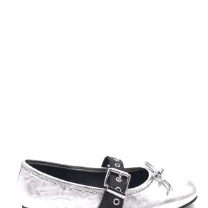 Ballerina Viola laminata argento