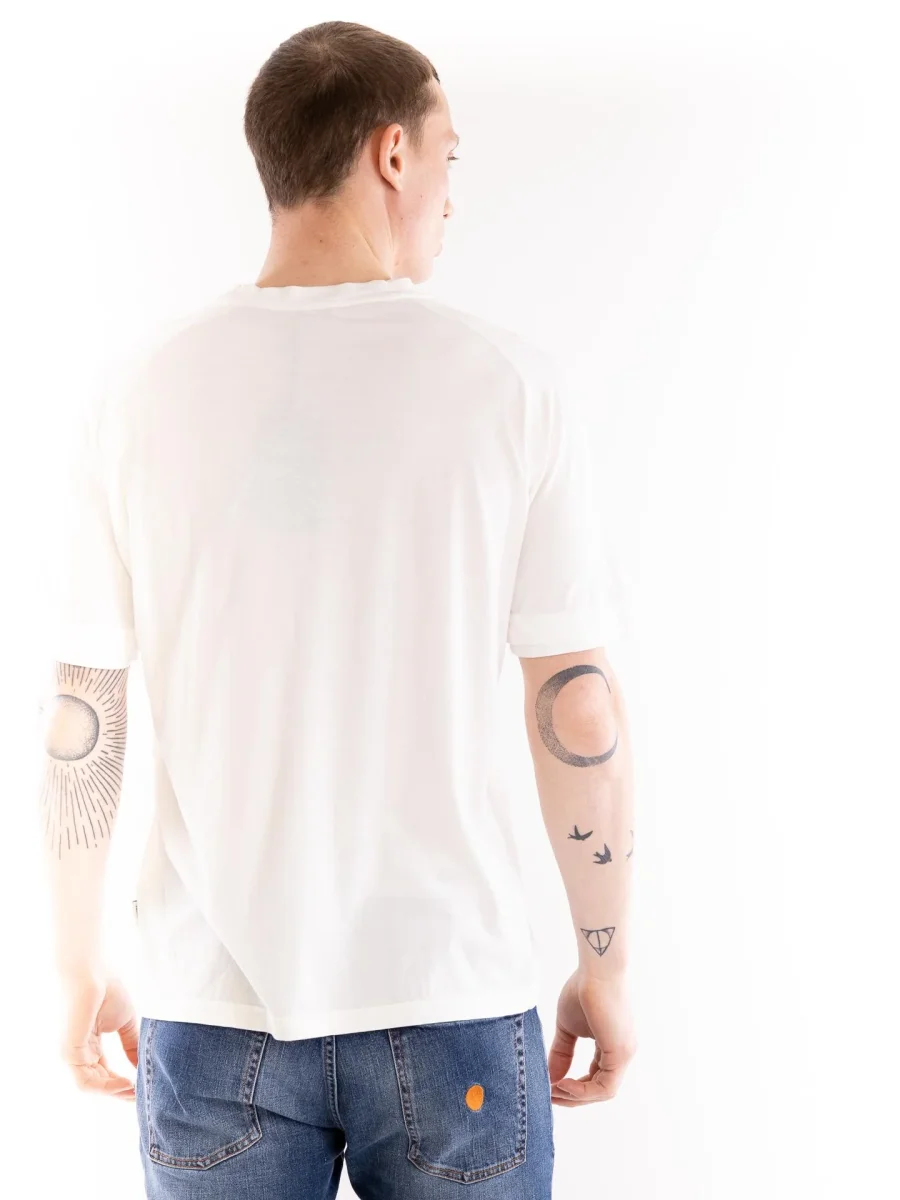 T-shirt uomo jersey panna - immagine 4