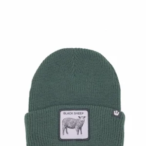 Berretto Black sheep effetto maglia verde