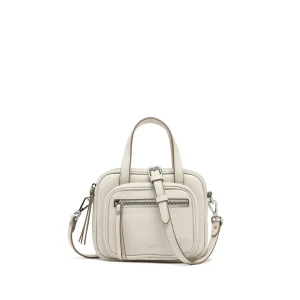 Borsa Carre small in pelle bottalata marble