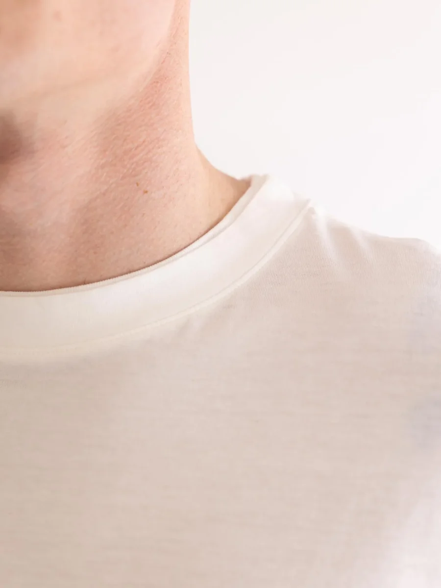 T-shirt uomo jersey panna - immagine 6