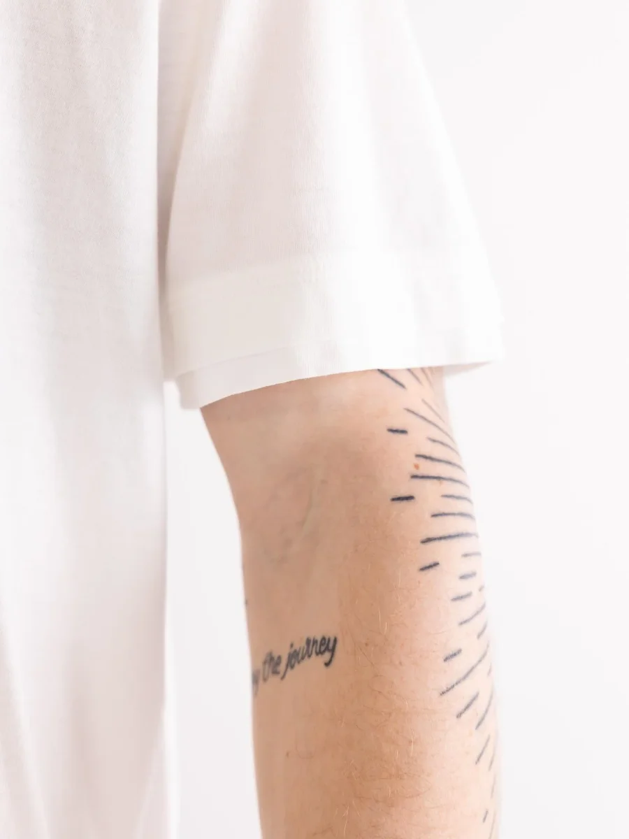 T-shirt uomo jersey panna - immagine 5