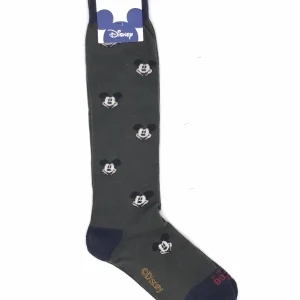 Calzini lunghi mickey face allover militare