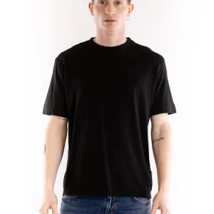 T-shirt uomo jersey nera