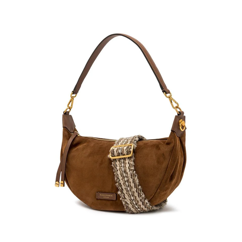 Borsa Aisha in camoscio cognac - immagine 3