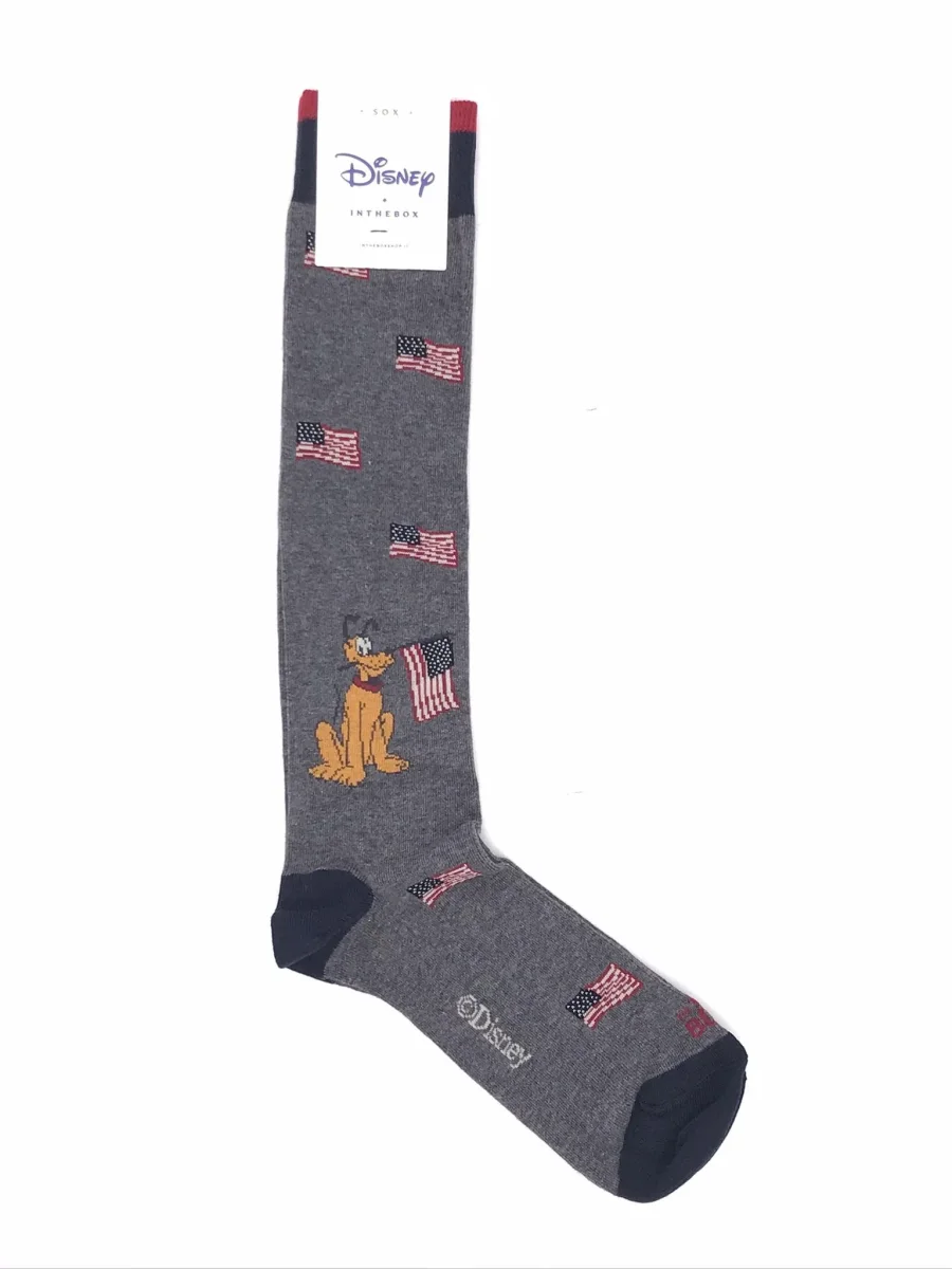 Calzini lunghi pluto usa grigio scuro