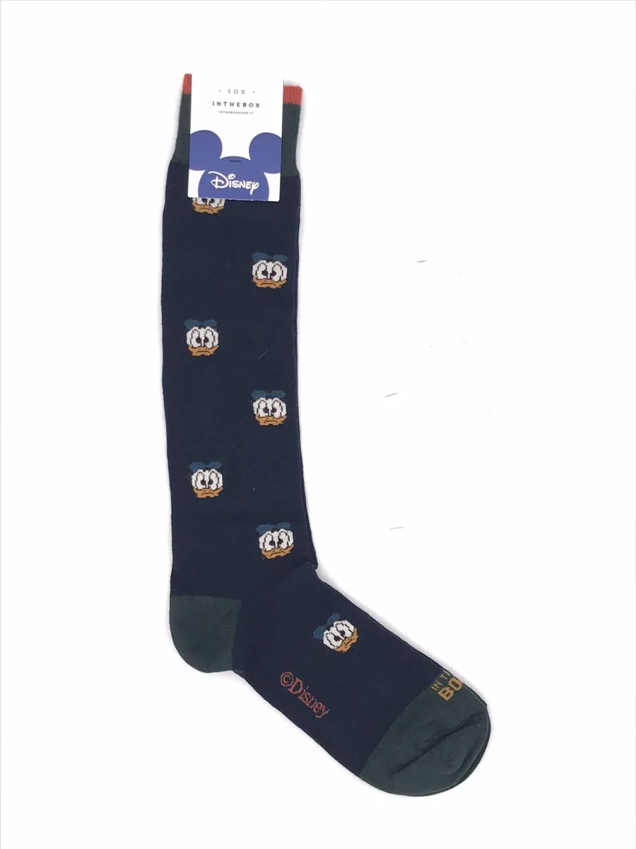 Calzini lunghi donald duck allover blu - immagine 2