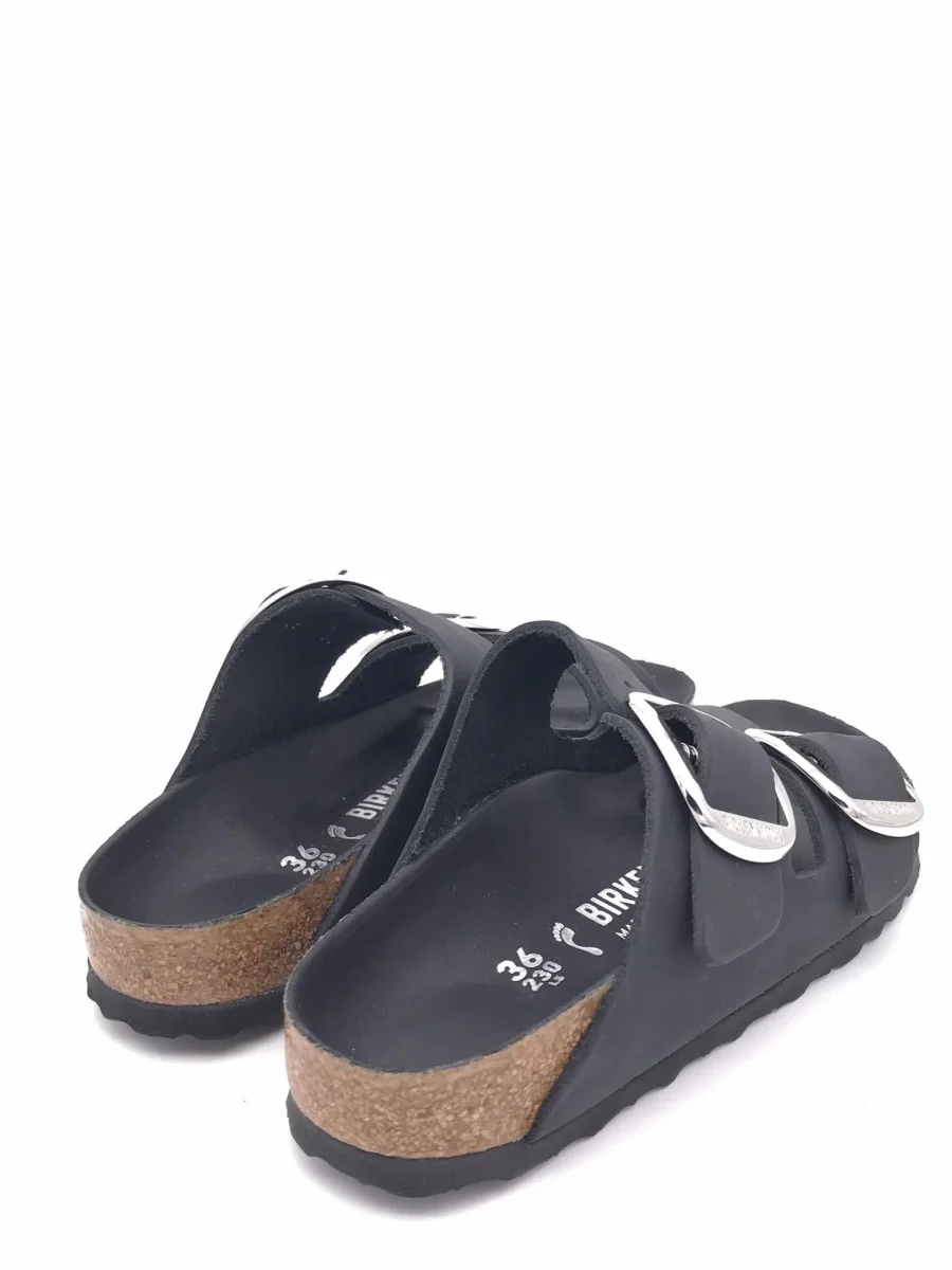 Ciabatta donna Arizona big buckle nera - immagine 4