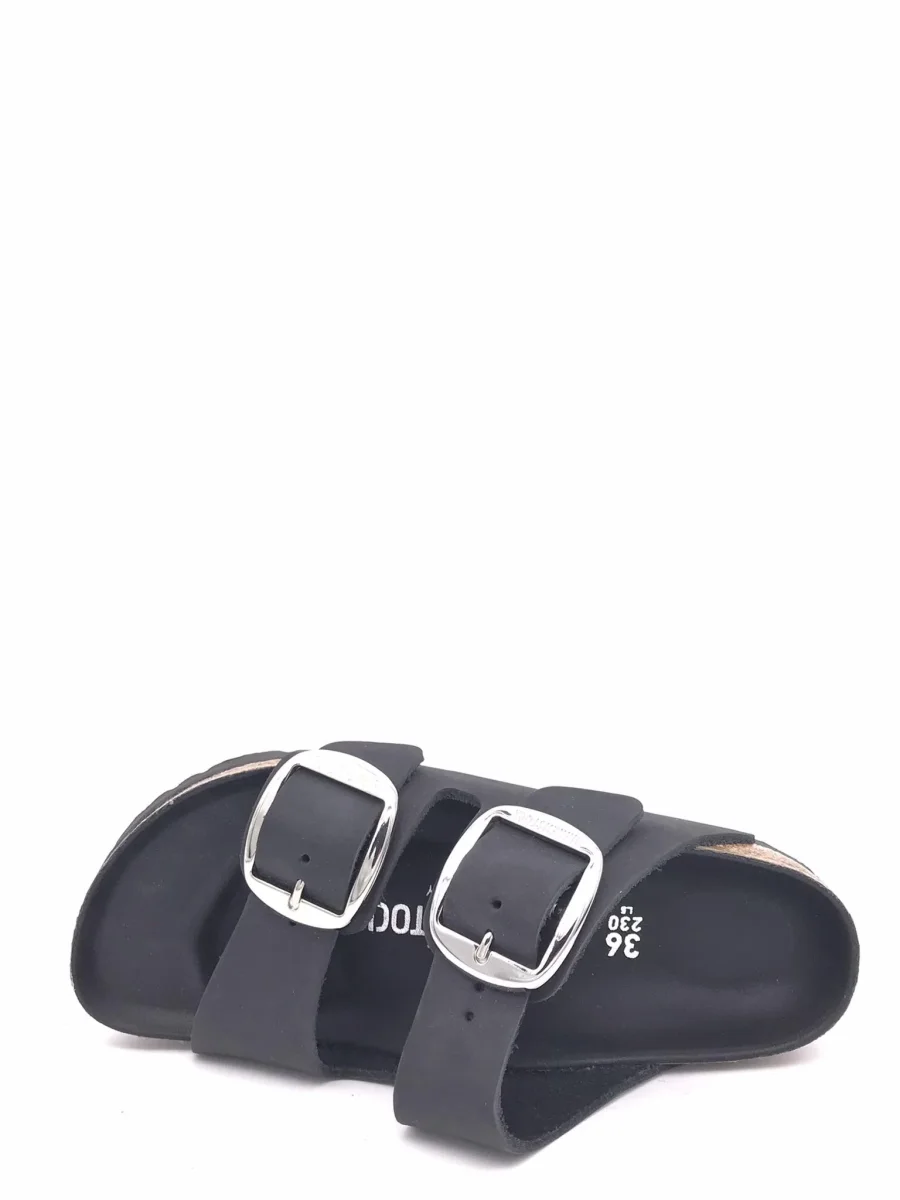 Ciabatta donna Arizona big buckle nera - immagine 5