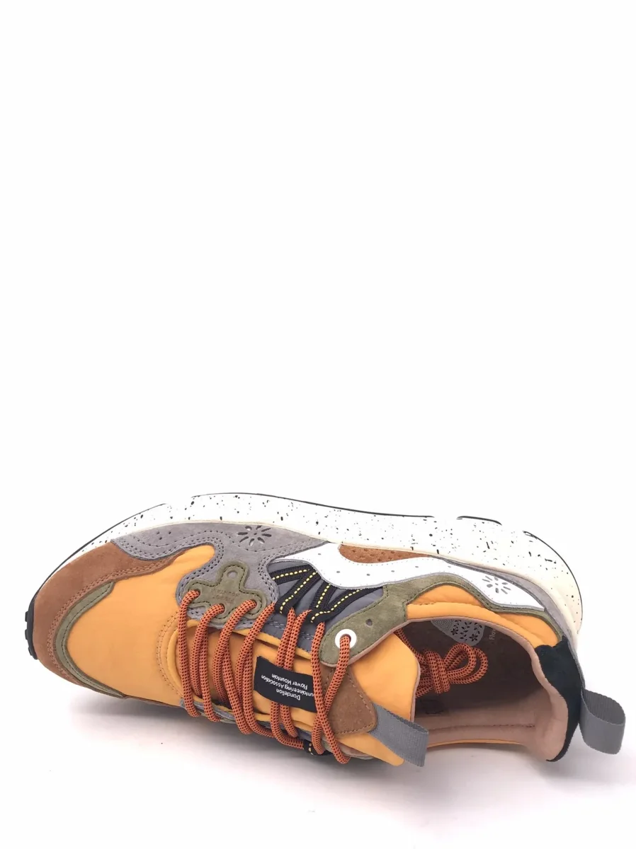 Sneakers uomo Yamano 3 marrone-arancio - immagine 5