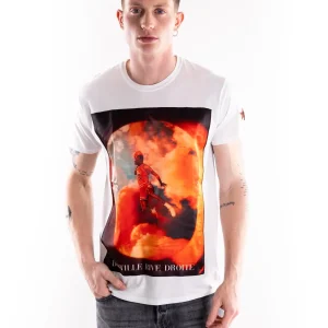 T-shirt uomo Window air bianca