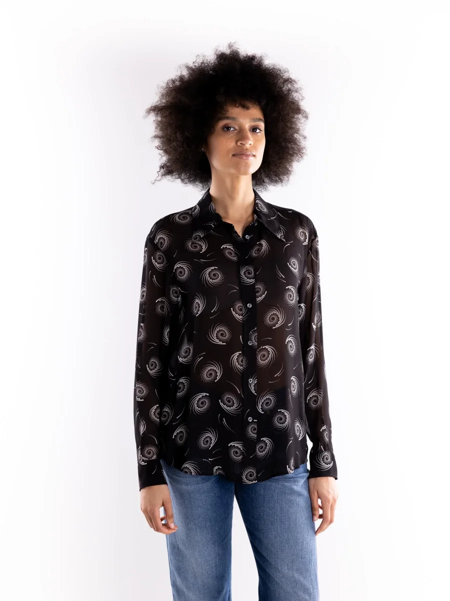 Camicia donna Fortini nera