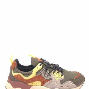 Sneakers yamano 3 grigio-giallo