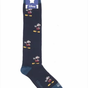 Calzini lunghi mickey allover blu