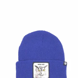 Berretto Wise ass effetto maglia bluette