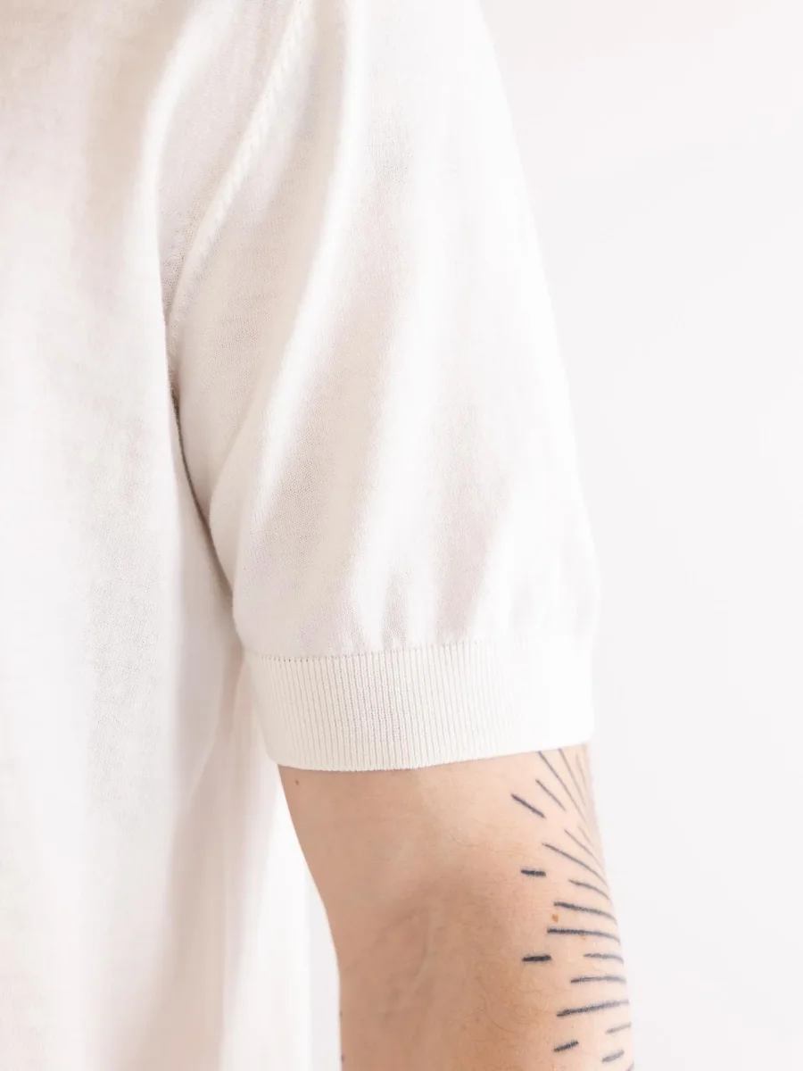 Maglia polo uomo panna - immagine 5